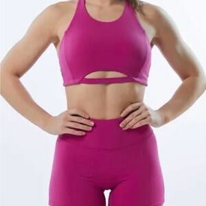 Alphalete Women's Magenta Athletic Shorts